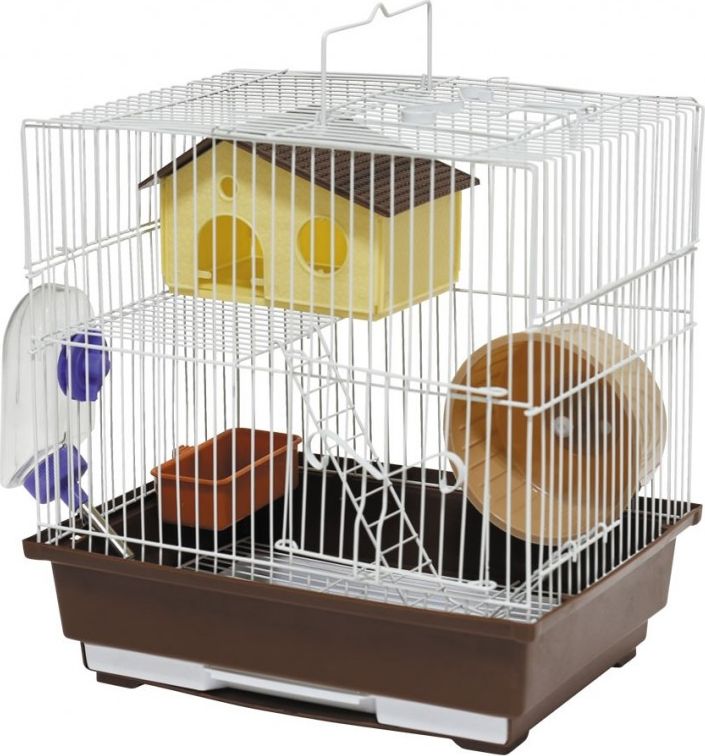 Panama Pet Klatka dla gryzoni 30x23x31 cm biało/brązowa