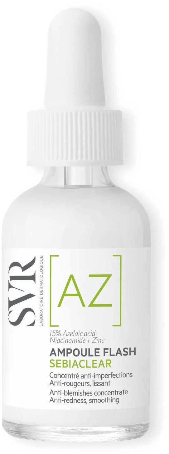 SVR Sebiaclear Ampule Flash koncentrat wygładzający korygujący niedoskonałości i zaczerwienienia 30ml
