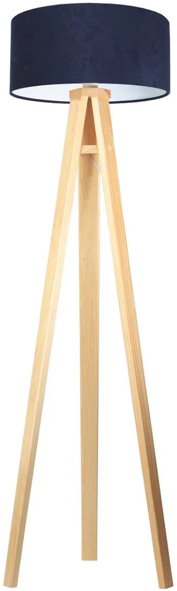 Lampa stojąca HOME 40 granatowa/biała/sosna BPS KONCEPT