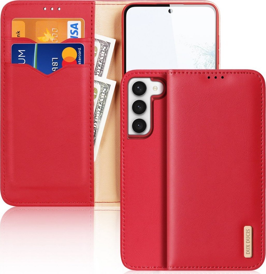 Dux Ducis Etui Dux Ducis Hivo blokada RFID do Samsung Galaxy S23+ czerwone