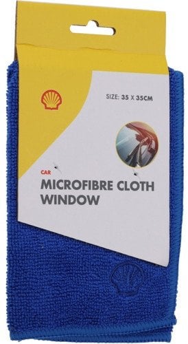 ŚCIERECZKA DO CZYSZCZENIA Z MICROFIBRE DO SZYB 35x35CM SHELL