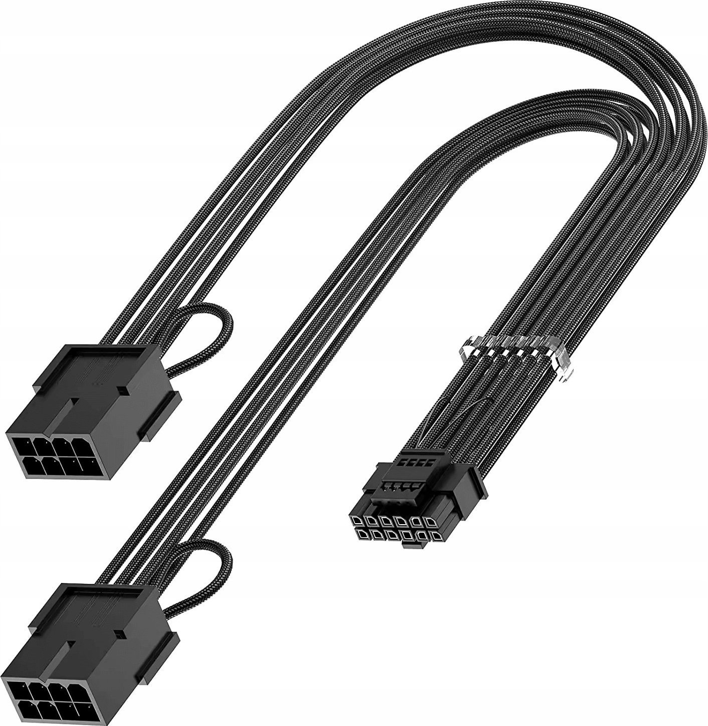QingSea Adapter przejściówka Przedłużacz 2*8 PIN 12VHPWR 12+4 PIN 400W 16 AWG
