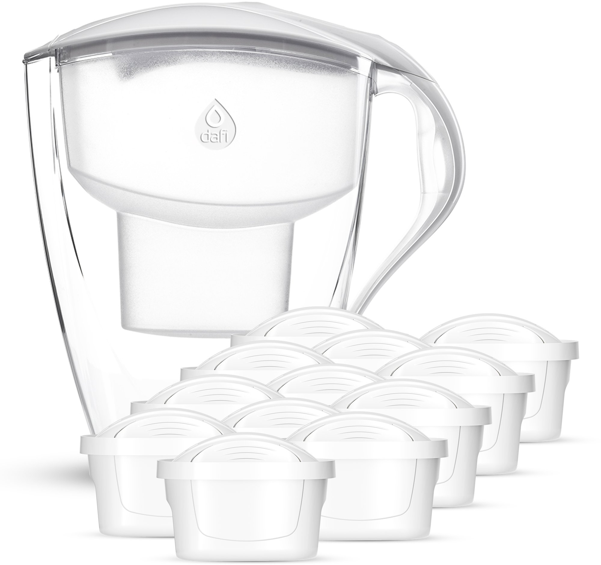 Dzbanek Dafi OMEGA biały 4l manualny 12 xUnimax