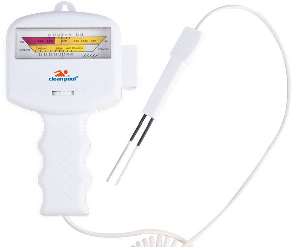 Elektroniczny tester do mierzenia pH wody i chloru miernik