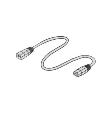 Kabel sieciowy SCHROFF, IEC C14 do C13, 1 m, czarny