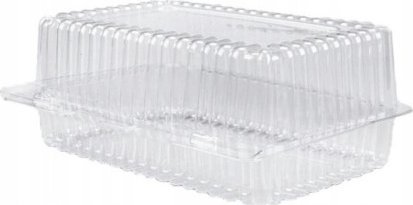 Ravi Pojemnik na ciasto jednorazowy przezroczysty 900 ml