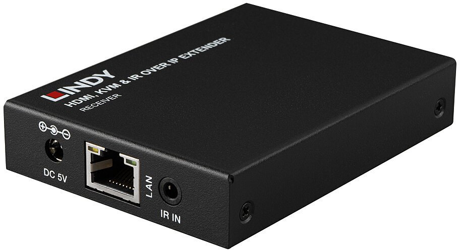 Przedłużacz HDMI, KVM i IR przez IP, odbiornik