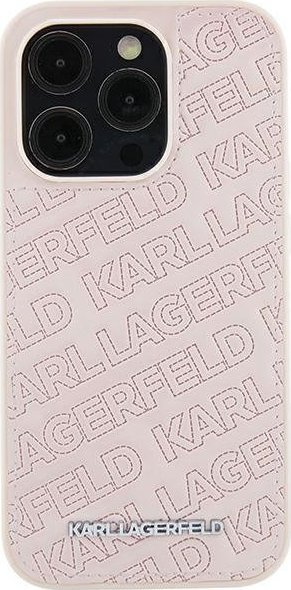 Karl Lagerfeld KLHCP15SPQKPMP iPhone 15 6.1" różowy/pink hardcase Quilted K Pattern