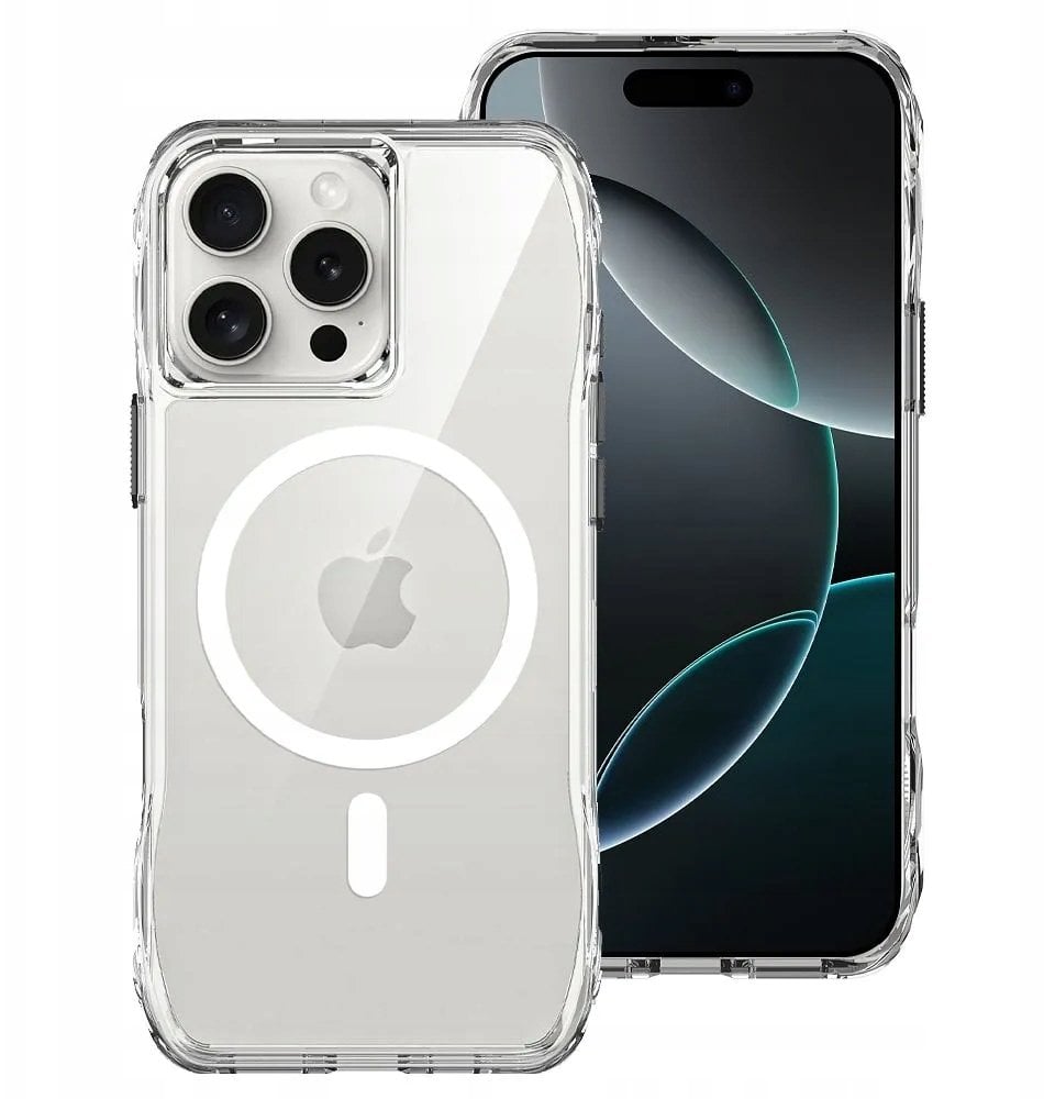 ROAR futerał SLIM DEFENDER kompatybilny z MagSafe do IPHONE 17 Air transparentny