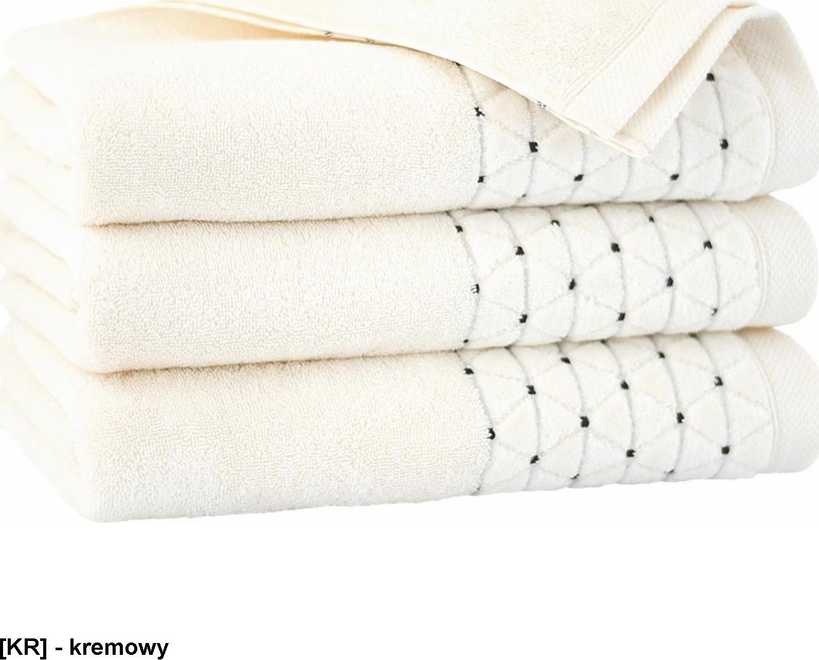 Zwoltex TOSCAR50X100 - ręcznik - kremowy