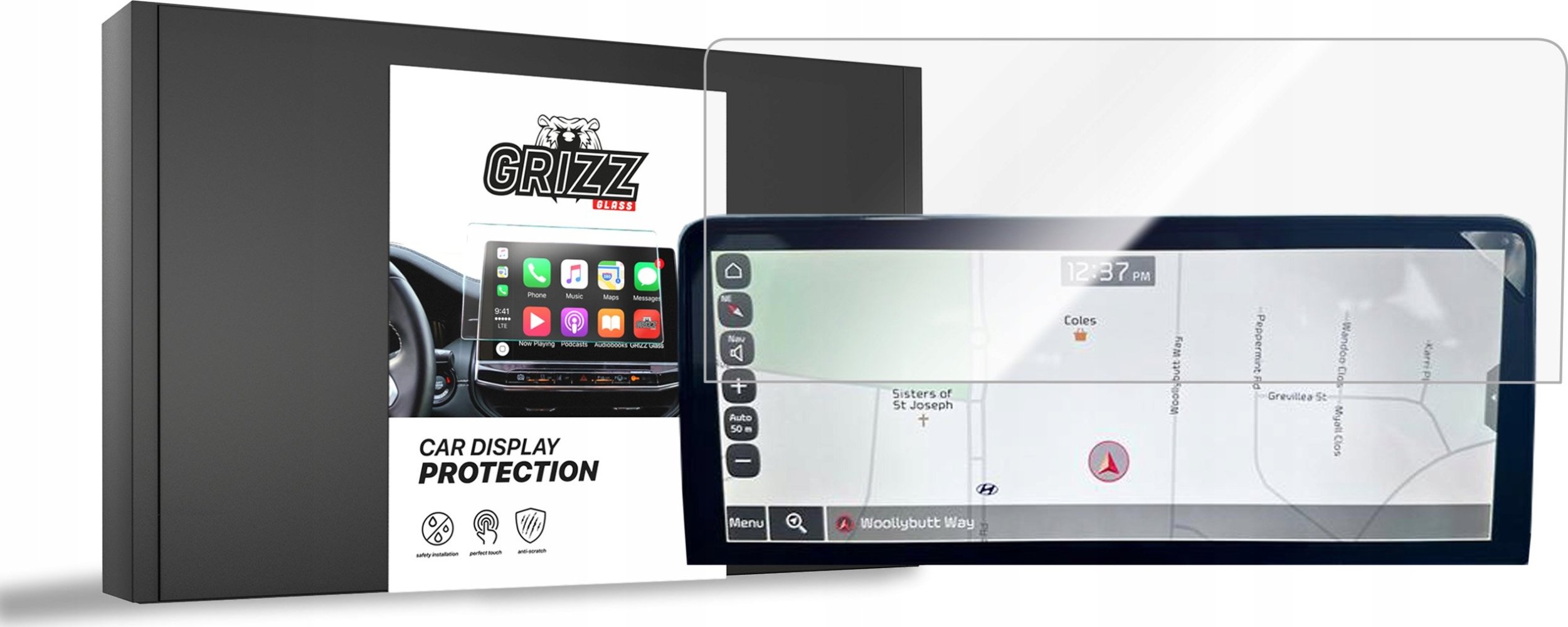 GrizzGlass Folia ceramiczna GrizzGlass CarDisplay Protection do Kia Stinger 2023