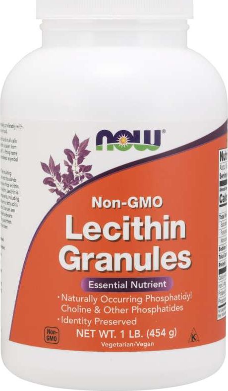NOW Foods NOW Foods - Lecytyna, Granulki, 454 g