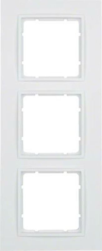 Hager Berker B.7 Ramka potrójna biały mat 10136919