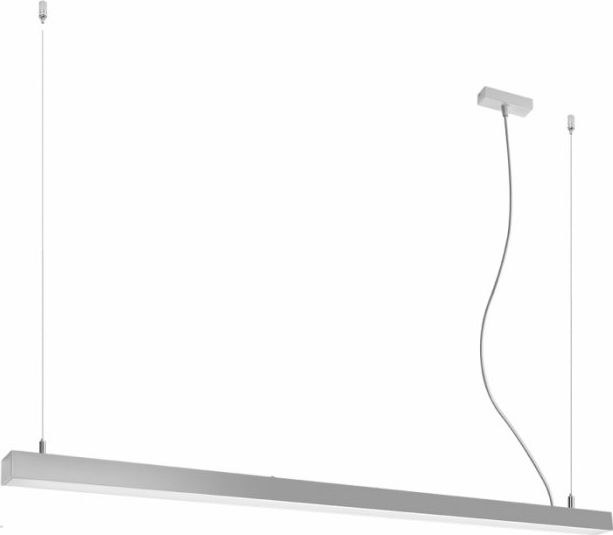 Lampa wisząca Sollux Lampa wisząca PINNE 150 szara 4000K