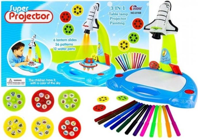 Lean Sport Projektor Rzutnik Rakieta Do Malowania 36 Obrazków