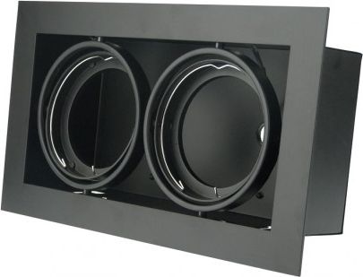 GTV Oprawa sufitowa Pireo podwójna czarny (OP-PIREO2-20)