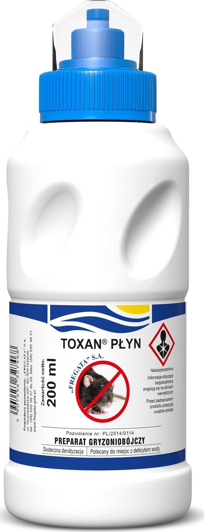 Fregata Trutka Na Szczury W Płynie Toxan 200 ml