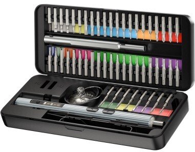 Wkrętak elektryczny 58w1 z 50-częściowym zestawem precyzyjnych końcówek