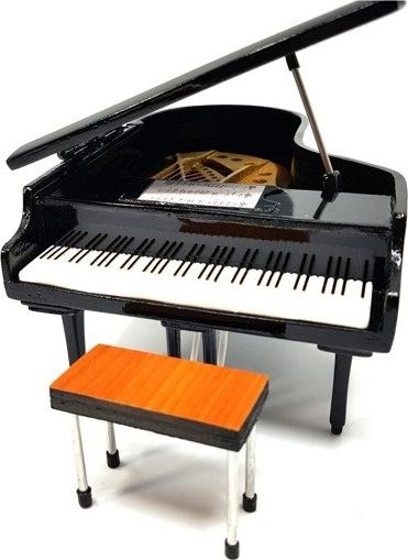 Giftdeco Mini fortepian z blasy skala 1:10