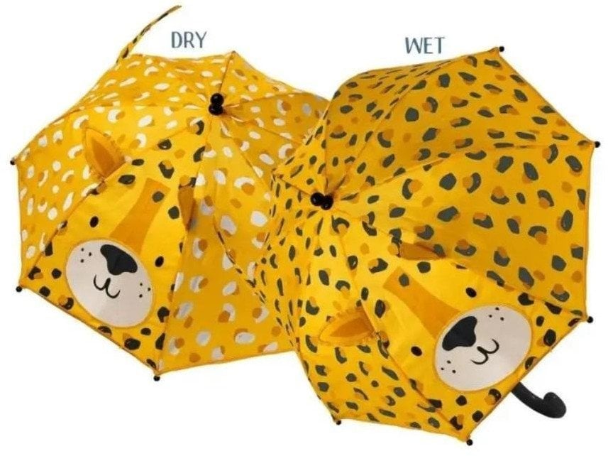 Parasolka 3D zmieniająca kolory leopard