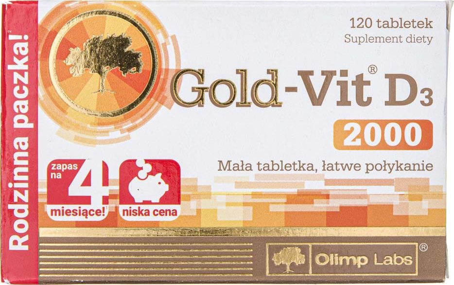 Olimp Gold-Vit D3 2000 120 Tabl
