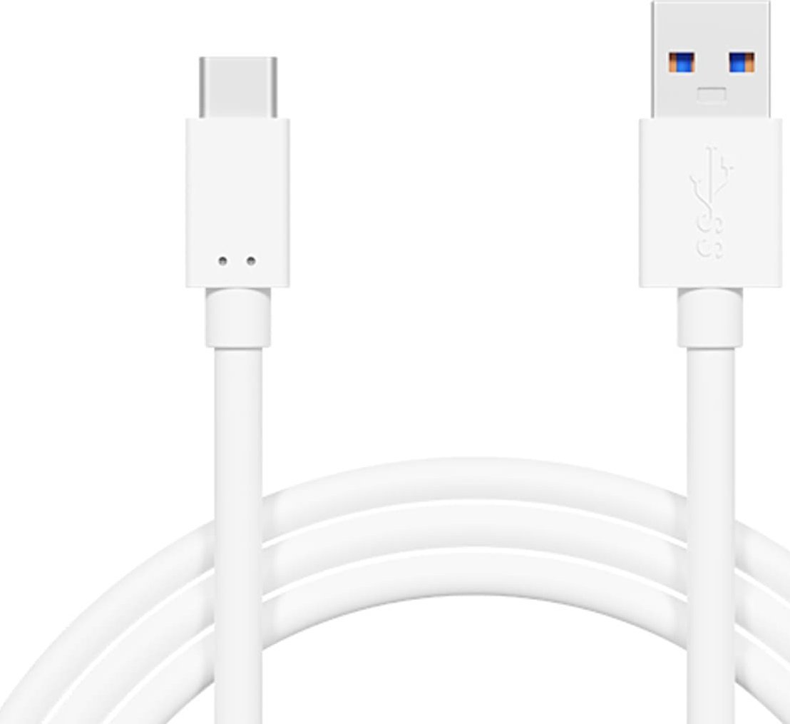 Kabel USB Blow USB-A - USB-C 1 m Biały