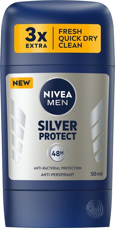 Nivea Men Antyperspirant w sztyfcie Silver Protect