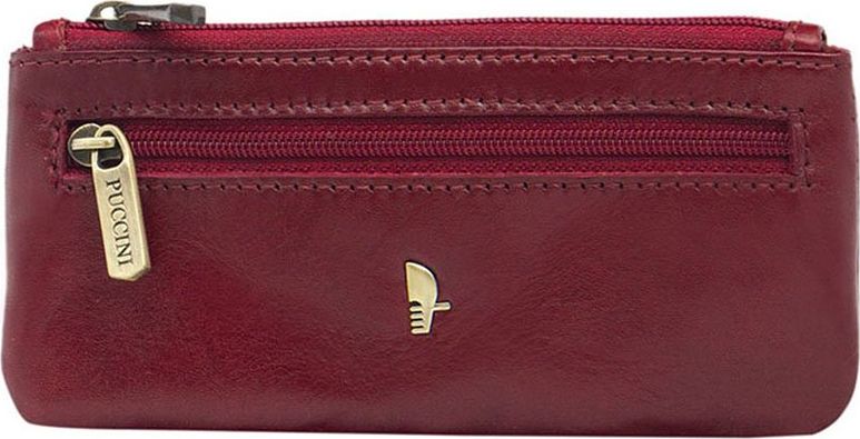 Puccini Etui na klucze skórzane PUCCINI MU309 3 Czerwone uniwersalny