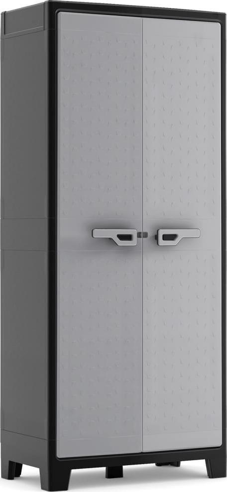 Szafa ogrodowa Keter Keter Uniwersalna szafa Titan, czarno-szara, 182 cm