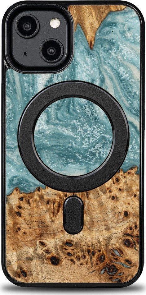 BeWood Etui Bewood Unique na iPhone 14 - Planets - Uran z MagSafe