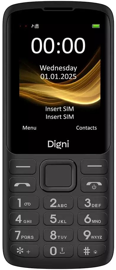eSTAR Digni 244 4G Phone Dual Sim Black