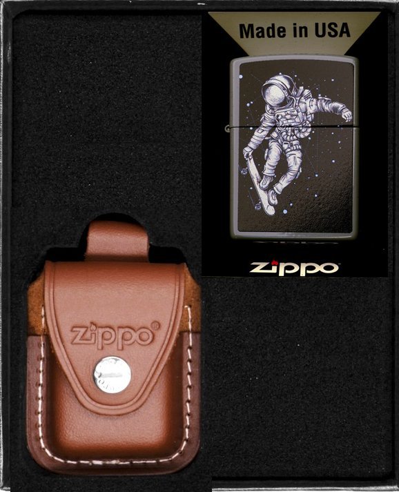 Zestaw ZIPPO Zapalniczka SPACEMAN Prezentowy No2