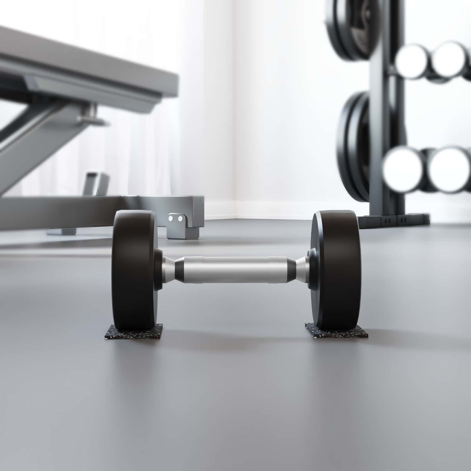 vidaXL Rolka gumowa czarna