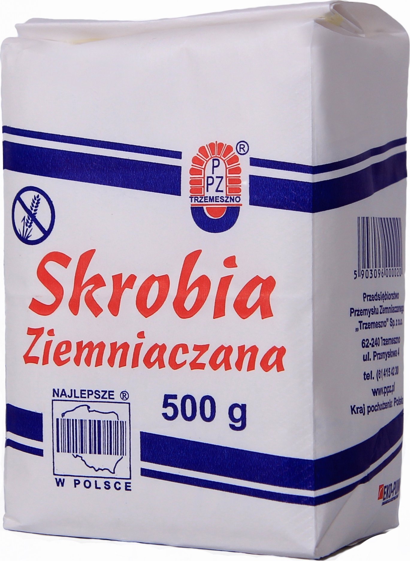 Trzemeszno Mąka Skrobia ziemniaczana 500g