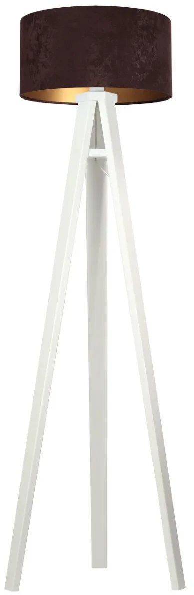Lampa stojąca HOME 40 brązowa/złota/biała BPS KONCEPT