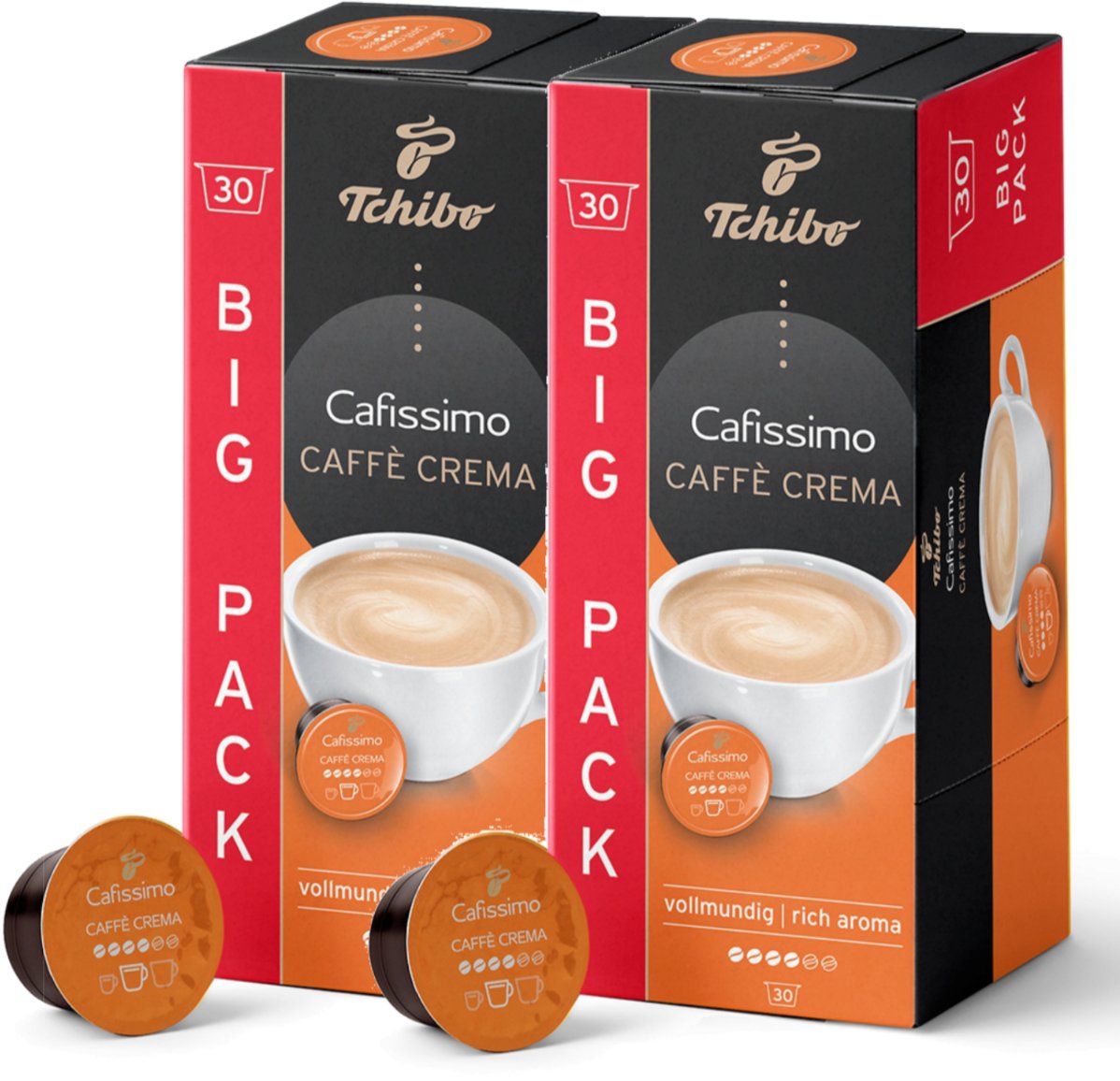 Tchibo Kapsułki Cafissimo Caffe Crema Rich Aroma 2x30 szt.