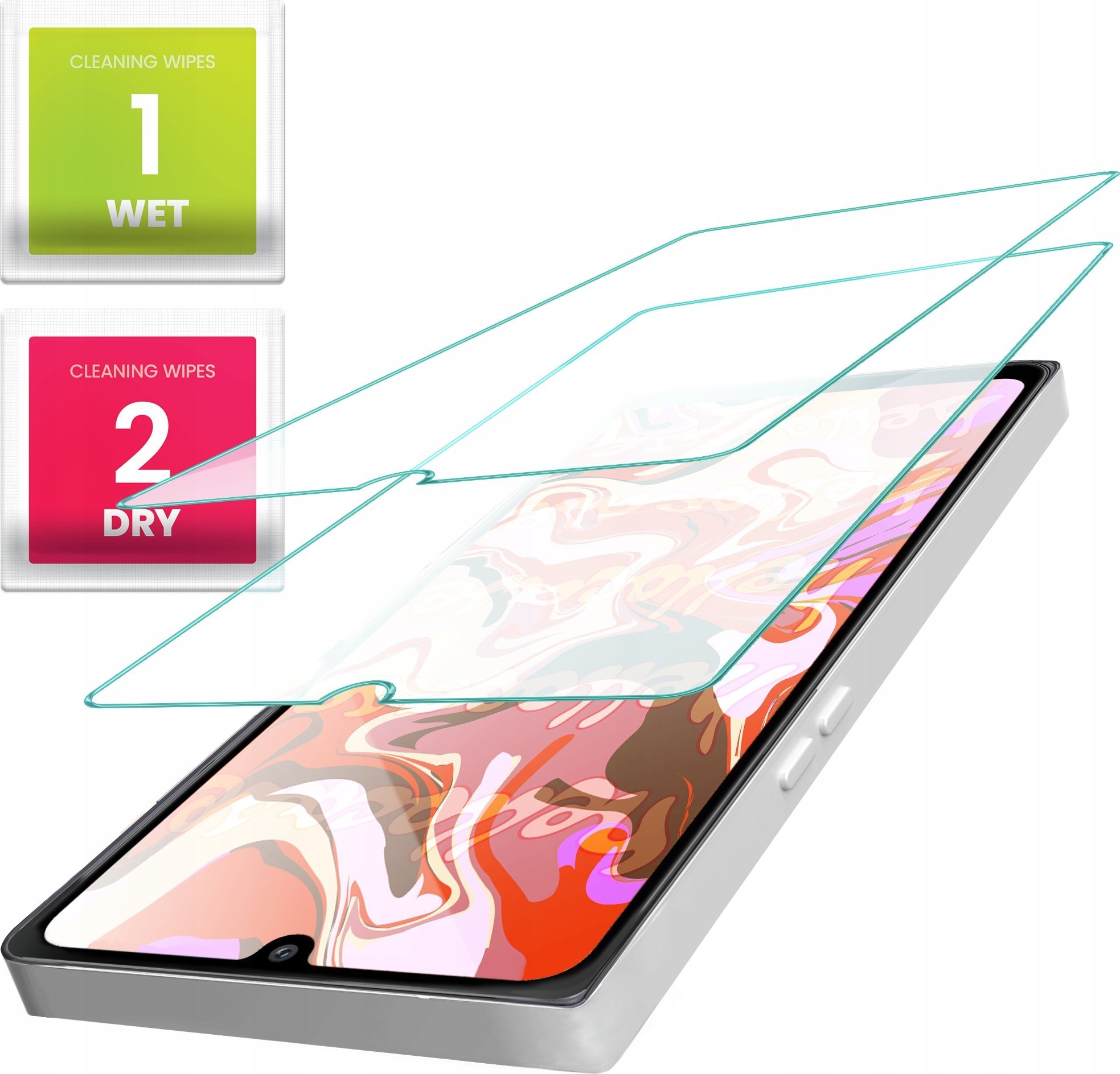 Hello Case 2-PAK Szkło Hartowane do Sony Xperia L4 (szybka 9H, płaskie 2.5D, ochronne)