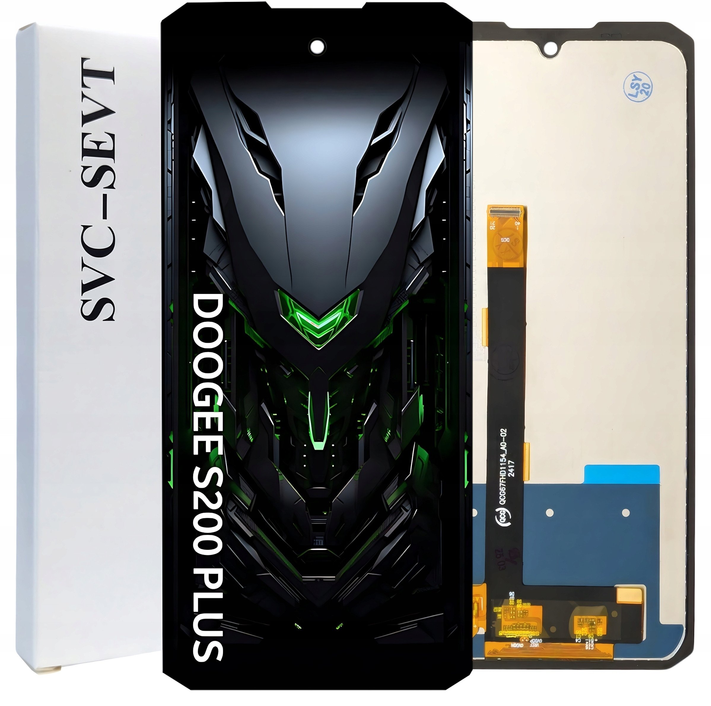 Wyświetlacz do Doogee S200 Plus Ekran LCD Oryginał Zila (5904858345847)