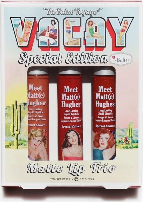 THE BALM_Vacay Special Edition Matte Lip Trio matowa pomadka do ust 3szt.
