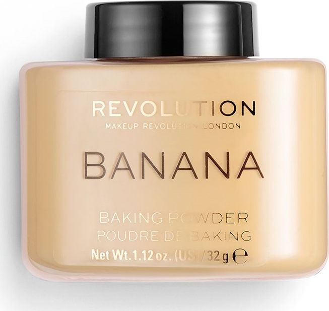 Makeup Revolution Puder sypki, Loose Baking Powder Banana, 32 g