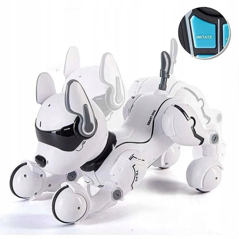 Piesek robot zdalnie sterowany programowalny z pilotem