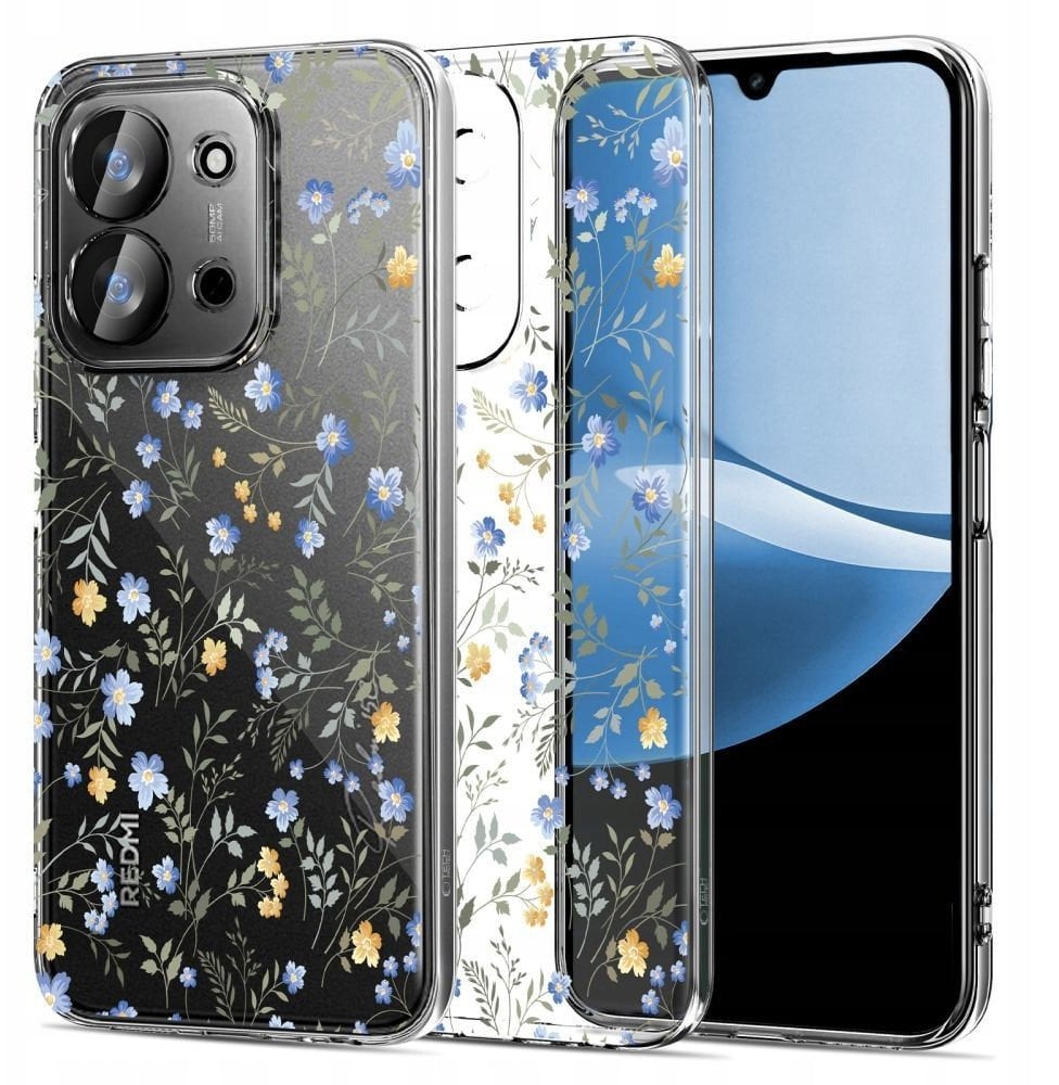 Etui Tech-Protect Flexair Xiaomi Redmi 15c (171 Mm) Spring Flowers