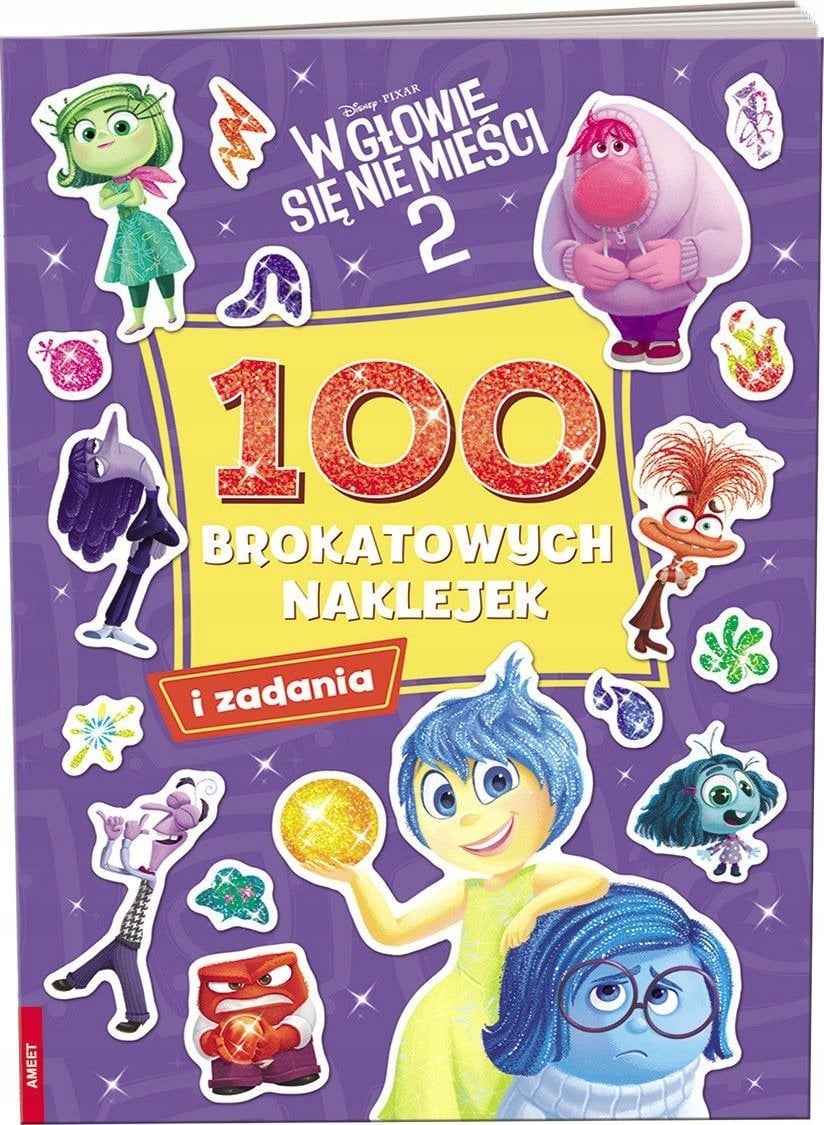 Ameet Książeczka W Głowie Się Nie Mieści 2. 100 Brokatowych naklejek NB-9105