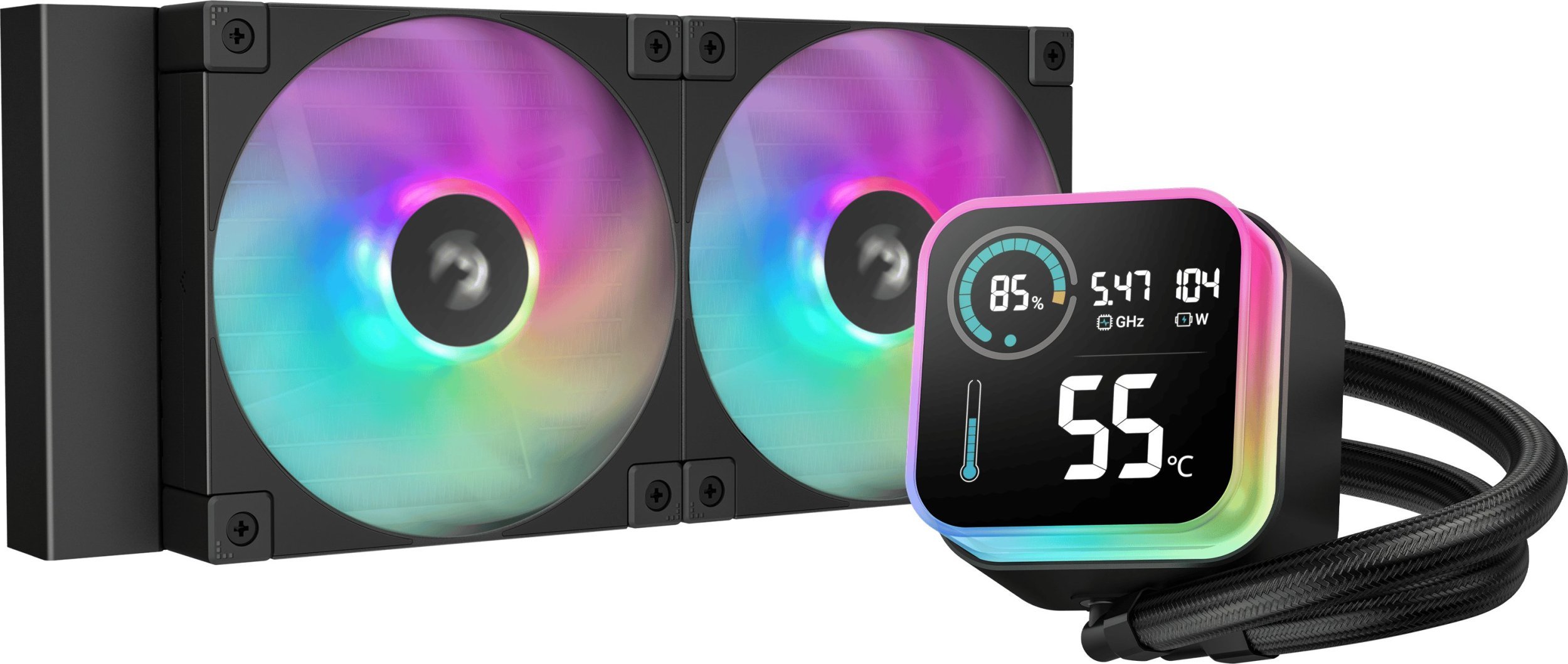 Chłodzenie wodne Deepcool LQ240 (R-LQ240-BKLSMW-G-1)