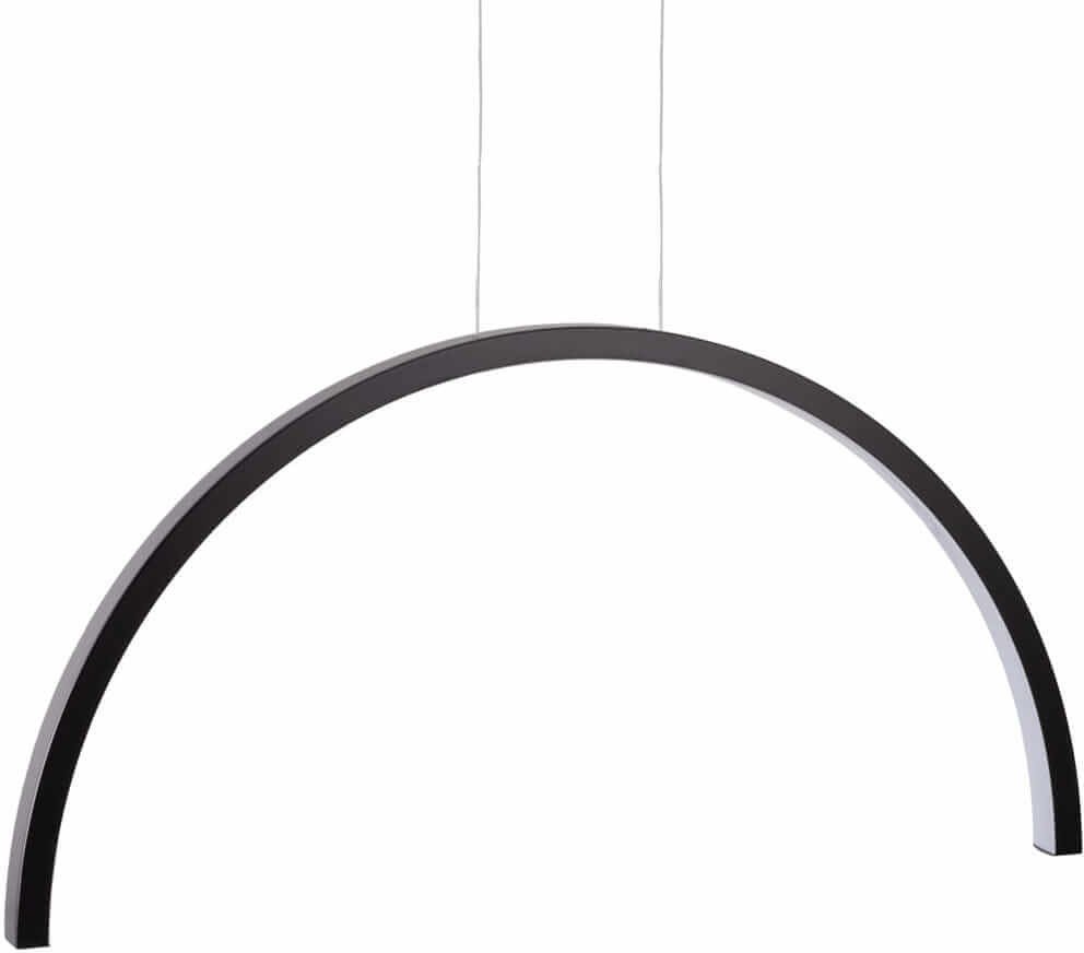 Lampa wisząca do jadalni Trioarc P0519 Maxlight LED 21W 3000K łuk czarny