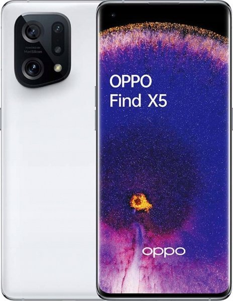 Smartfon Oppo Find X5 5G 8/256GB Biały (6042679)