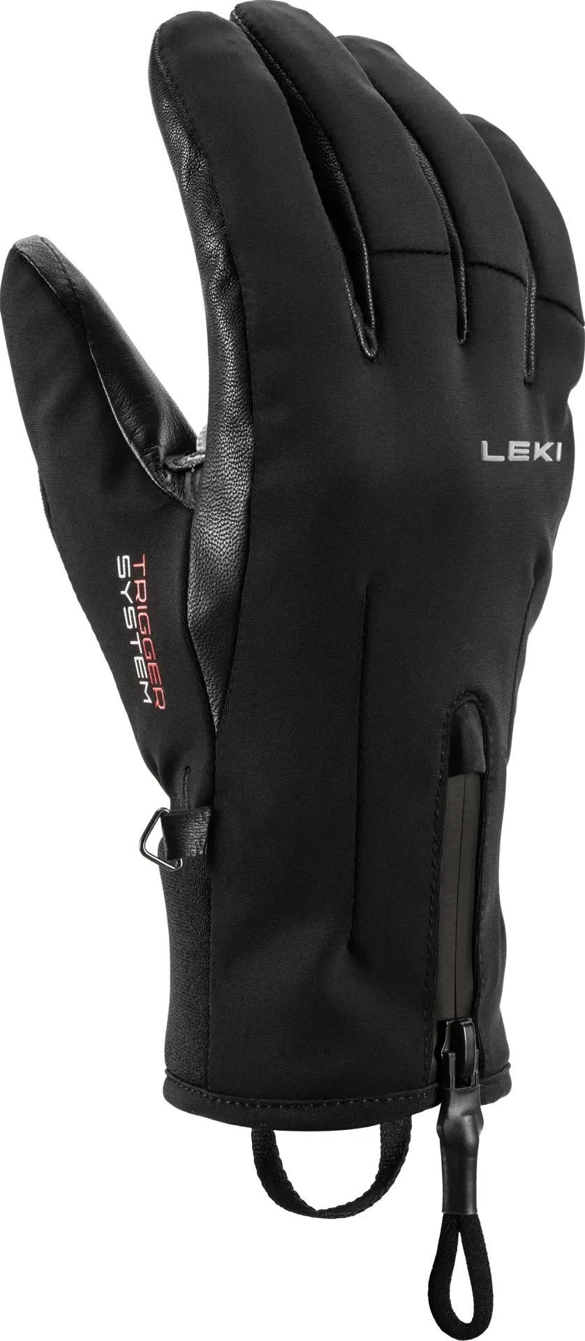 Leki Rękawice Ebony 3D Damskie, Czarne, rozmiar: 8.5