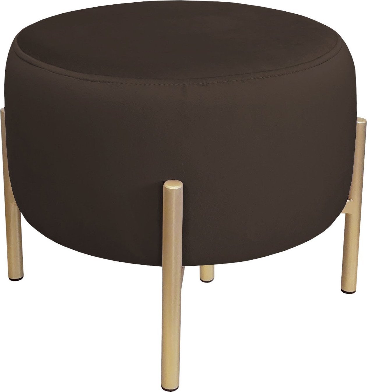 Atos Pufa OLA LOFT ławka podnóżek metal złota MG05