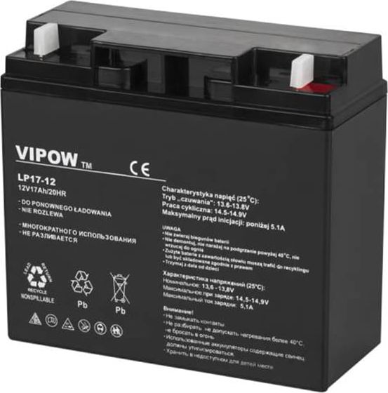 Vipow Akumulator 12V/17Ah (BAT0212)