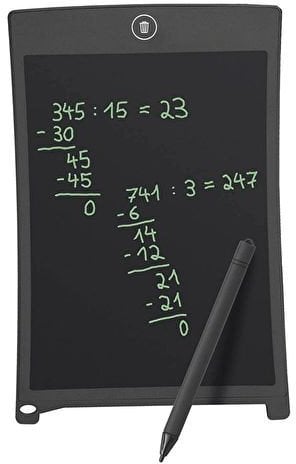WEDO LCD Schreibtafel mit Stift 8,5 Zoll LCD incl. Batterie